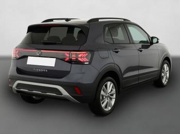 VW T-Cross 1.0 TSI DSG Life, AHK, IQ.Light, Kamera, ACC, Side, Winter, 17-Zoll Tageszulassung