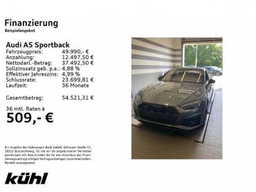 Audi A5 45 TFSI quattro S line business Navi,AHK,S Sportsitze Jahreswagen