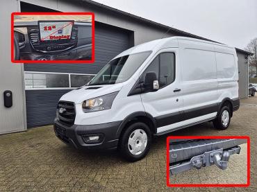 Ford Transit  L2H2 2.0 EcoBlue 165PS Trend Heckantrieb 3,5t 2-Sitzer AHK Sitzheizung Lenkradheizung Frontscheibe beheizb. Klimaautomatik PDC v+h Rückf.Kamera Bluetooth DAB Apple CarPlay Android Auto Tempomat Ganzj.Reifen Tageszulassung