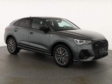 Audi Q3 Sportback 40 TDI qu S-LINE, AHK, 19-Zoll, Optik schwarz, Navi, Kamera, el. Klappe Tageszulassung