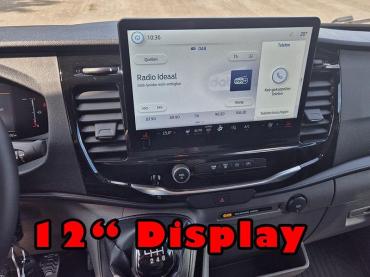 Ford Transit  L2H2 2.0 EcoBlue 165PS Trend Heckantrieb 3,5t 2-Sitzer AHK Sitzheizung Lenkradheizung Frontscheibe beheizb. Klimaautomatik PDC v+h Rückf.Kamera Bluetooth DAB Apple CarPlay Android Auto Tempomat Ganzj.Reifen Tageszulassung