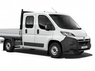 Opel Movano Pritschenwagen Doppelkabine L3 3.5t verstärkt Opel 2.2 BlueHDi 180 132 kW (180 PS) 8-Gang Automatikgetriebe 2.2 BlueHDi 180 8-Gang Automatikgetriebe Tageszulassung