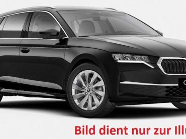 Skoda Octavia Kombi 1.5TSI mHEV DSG Selection AHK-VORBEREITUNG el. Heckklappe Alarmanlage Rückfahrkamera Alufelgen 17 Zoll Mensa Aero SHZ PDC vorne+hinten Kessy Sunset Chrompaket Climatronic 2-Z. Top-LED-Rückleuchten m. dyn.-Blinklicht  Tageszulassung