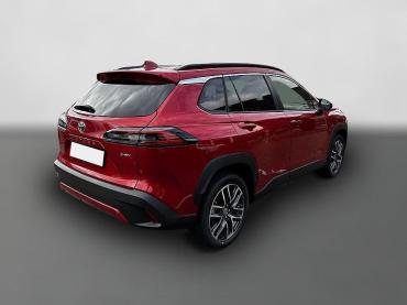 Fahrzeug ansehen: Toyota Corolla Cross Style Teamplayer Hybrid 2,0-l-VVT-i Systemleist... EU Reimport Neuwagen Toyota Corolla Cross Style Teamplayer Hybrid 2,0-l-VVT-i Systemleist... EU Reimport Neuwagen