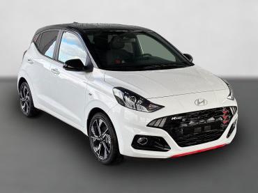 Fahrzeug ansehen: Hyundai i10 N-Line 1.0 T-GDI 5MT 90 PS  / Sitz & Lenkr.Heiz./ Klimaautom./ Carplay / PDC m.Kamera / ALU16 Tageszulassung Hyundai i10 N-Line 1.0 T-GDI 5MT 90 PS  / Sitz & Lenkr.Heiz./ Klimaautom./ Carplay / PDC m.Kamera / ALU16 Tageszulassung