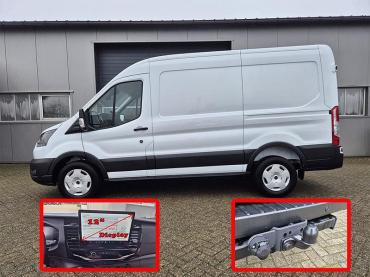 Ford Transit  L2H2 2.0 EcoBlue 130PS Trend 3,5t 2-Sitzer AHK Sitzheizung Lenkradheizung Frontscheibe beheizb. Klimaautomatik PDC v+h Rückf.Kamera Bluetooth DAB Apple CarPlay Android Auto Tempomat Ganzj.Reifen Tageszulassung