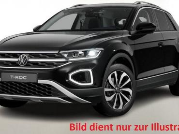 VW T-Roc 1.5 TSI DSG Style MATRIX-LED-SCHEINWERFER el. Heckklappe ACC-Tempomat Rückfahrkamera PDC vorne+hinten Parkassist SHZ Climatronic Sunset APP-CONNECT Alufelgen 17 Zoll  Tageszulassung