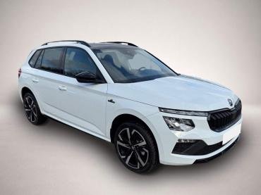 Fahrzeug ansehen: Skoda Kamiq 1.5 DSG Monte Carlo AHK Matrix Alu18 Pano Skoda Kamiq 1.5 DSG Monte Carlo AHK Matrix Alu18 Pano