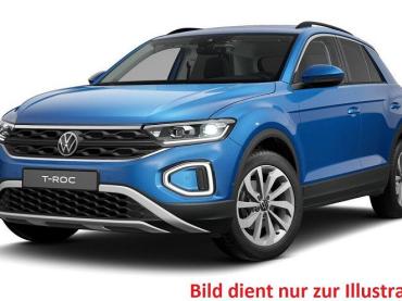 VW T-Roc 1.5 TSI DSG LIFE Climatronic LED-Plus-Scheinwerfer Radio Ready2Discover Sitzheizung Rückfahrkamera Parkassist PDC vorne+hinten Digital Cockpit Alufelgen 17 Zoll Johannesburg ACC-Tempomat Sunset Side Assist Reserverad  Tageszulassung