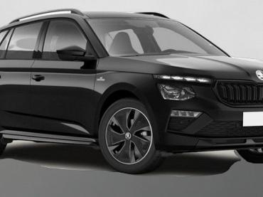 Skoda Kamiq 1.5TSI DSG Monte Carlo Panoramadach Smartlink MATRIX-LED-Scheinwerfer SHZ Tempomat Alufelgen 17 Zoll Rückfahrkamera Sunset PDC vorne+hinten Kessy el. Asp. anklappbar LED-Nebelscheinwerfer  Tageszulassung