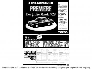 Historische Auto-Werbung Auto Till