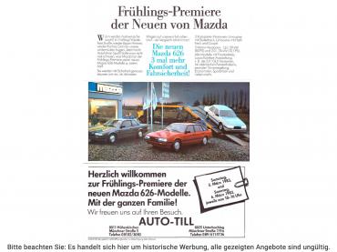Historische Auto-Werbung Auto Till