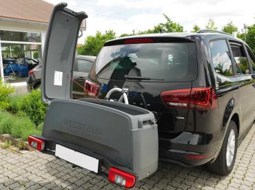 Transportbox auf Anhängerkupplung
